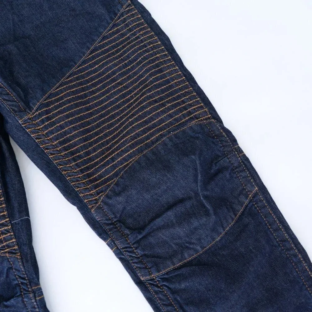 True Religion Y2K Dark Blue Denim Cotton Overalls Relaxed Workwear Preppy M - Picture 9 of 15